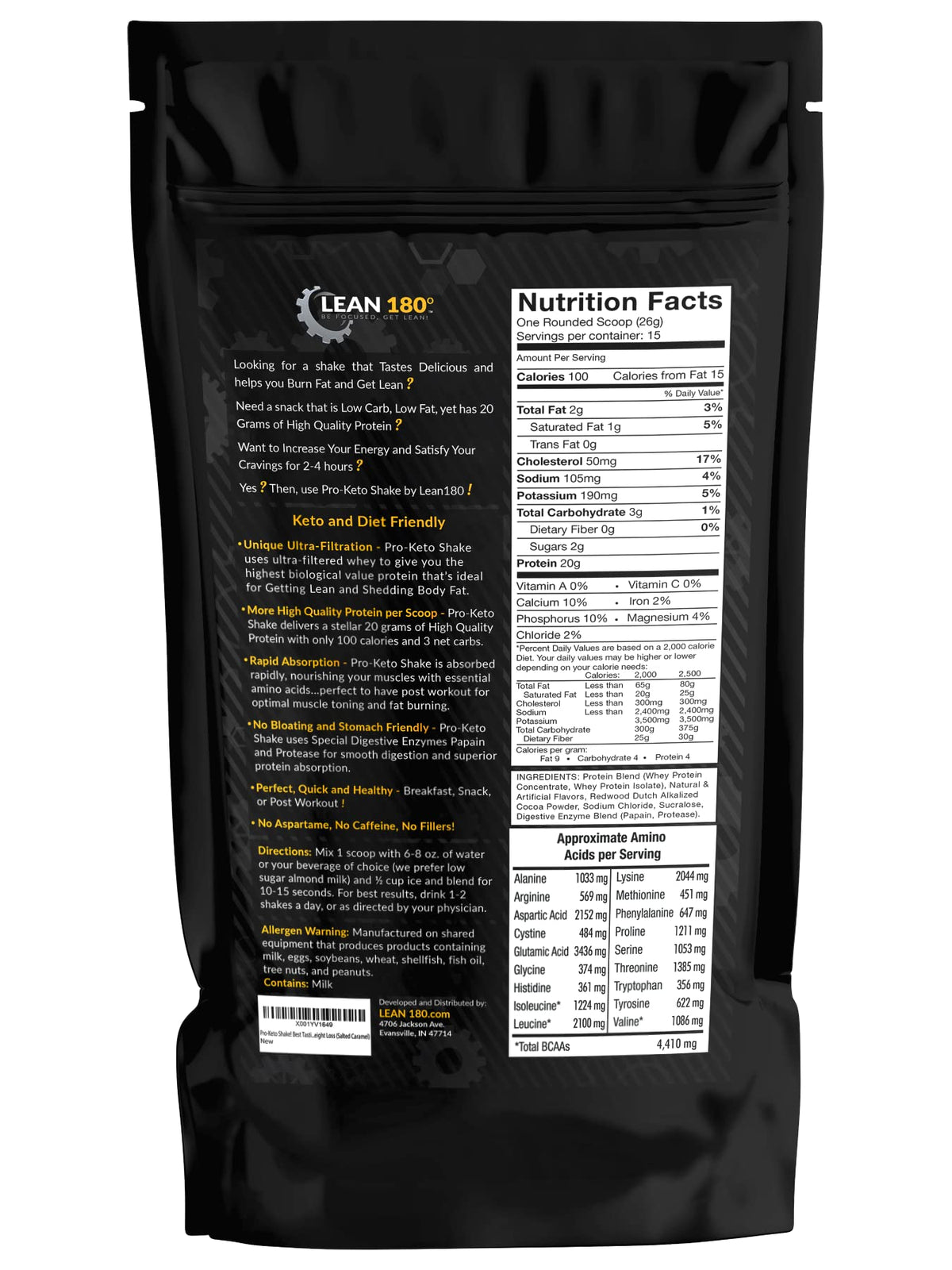 Lean 180 Pro Keto Protein Shake - Best Tasting