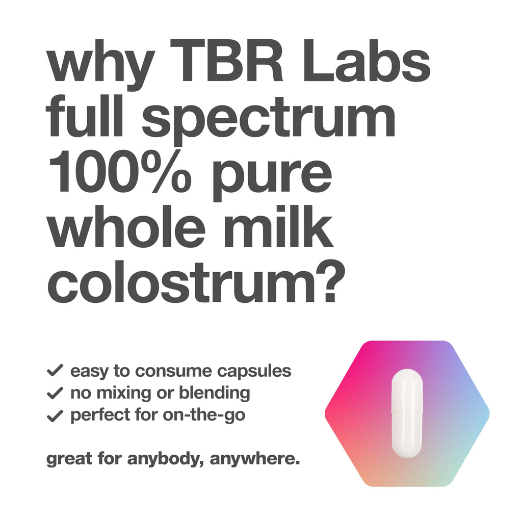 TBR Labs Pure Bovine Colostrum Capsules - 180 Count - image 7