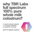 TBR Labs Pure Bovine Colostrum Capsules - 180 Count - image 7