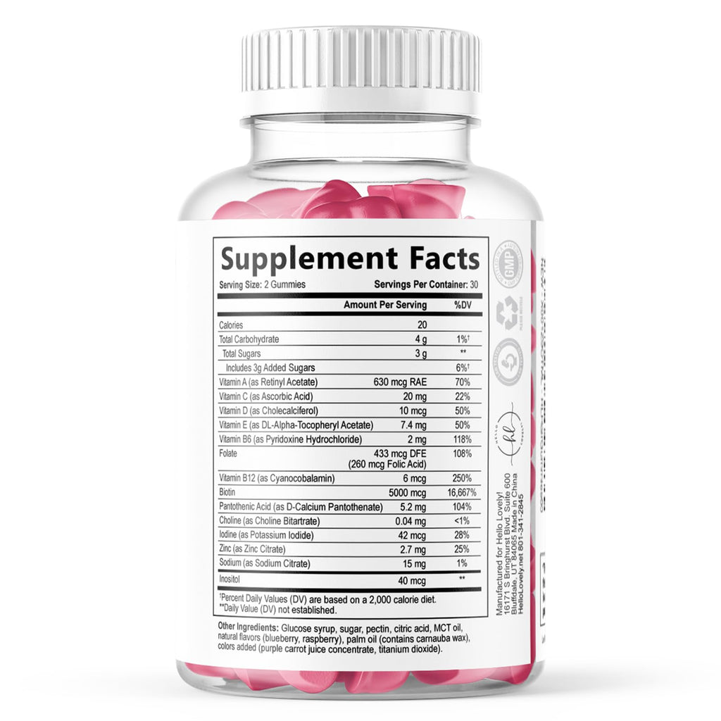 Hello Lovely! Hair Vitamin Gummy - Advanced Hair