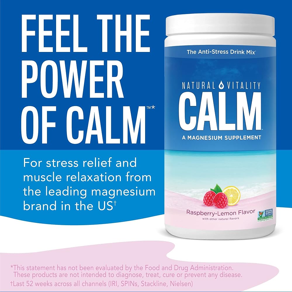 Natural Vitality Calm Magnesium Powder Stress Relief - 20 oz - image 4