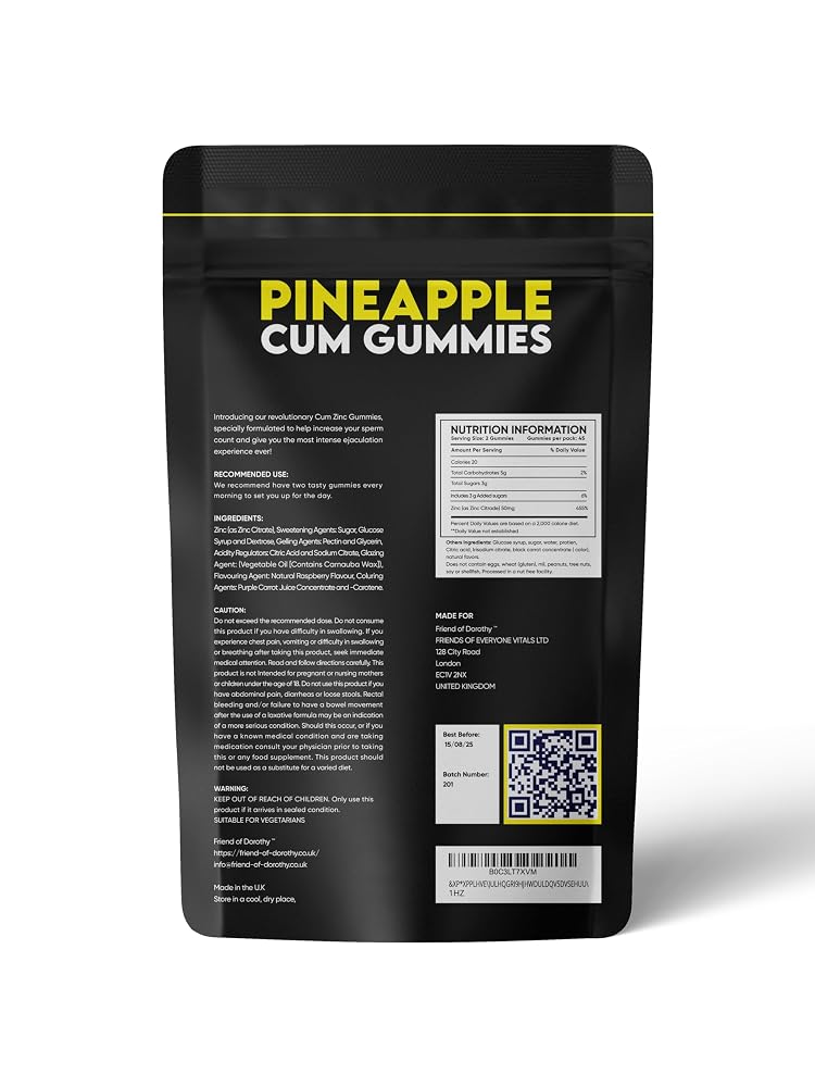 FRIEND OF DOROTHY CM Gummies Raspberry & Pineapple Vitamins