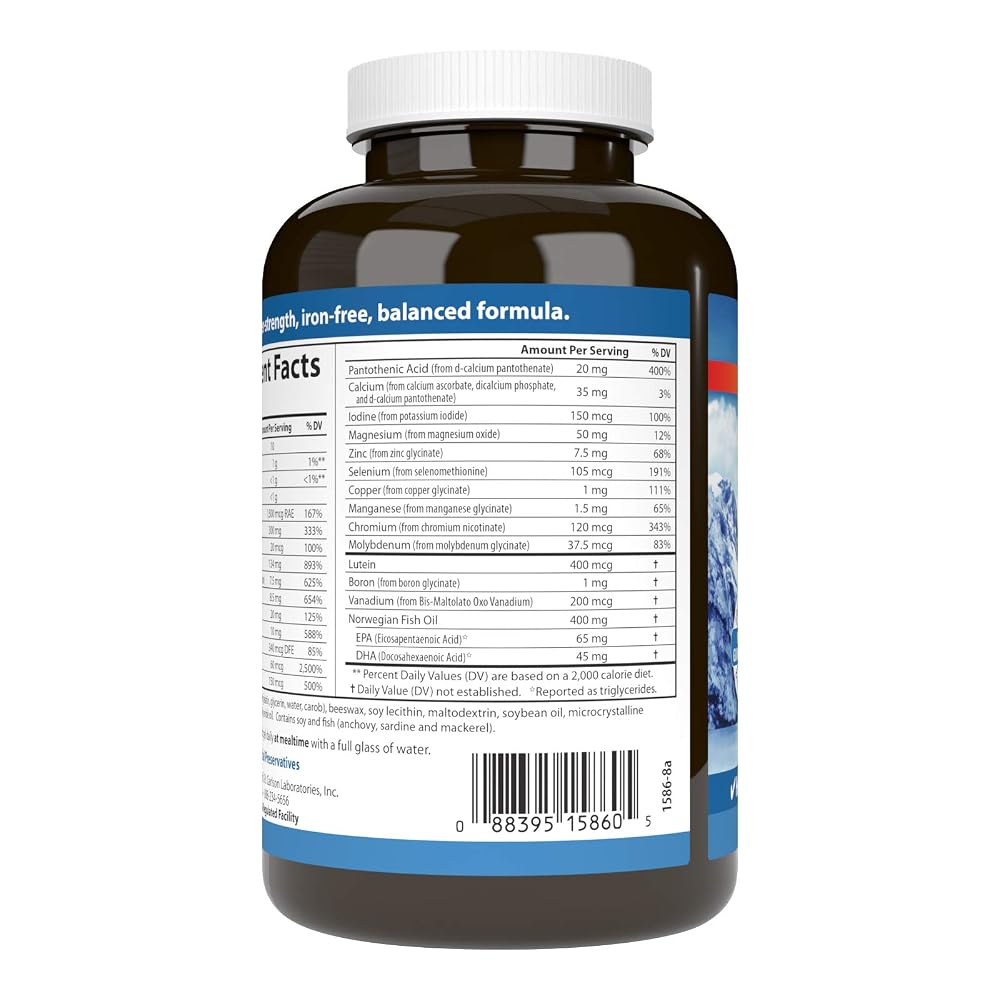 Carlson Multi + Omega-3 Multivitamin with EPA and DHA - 120 Softgels - image 3