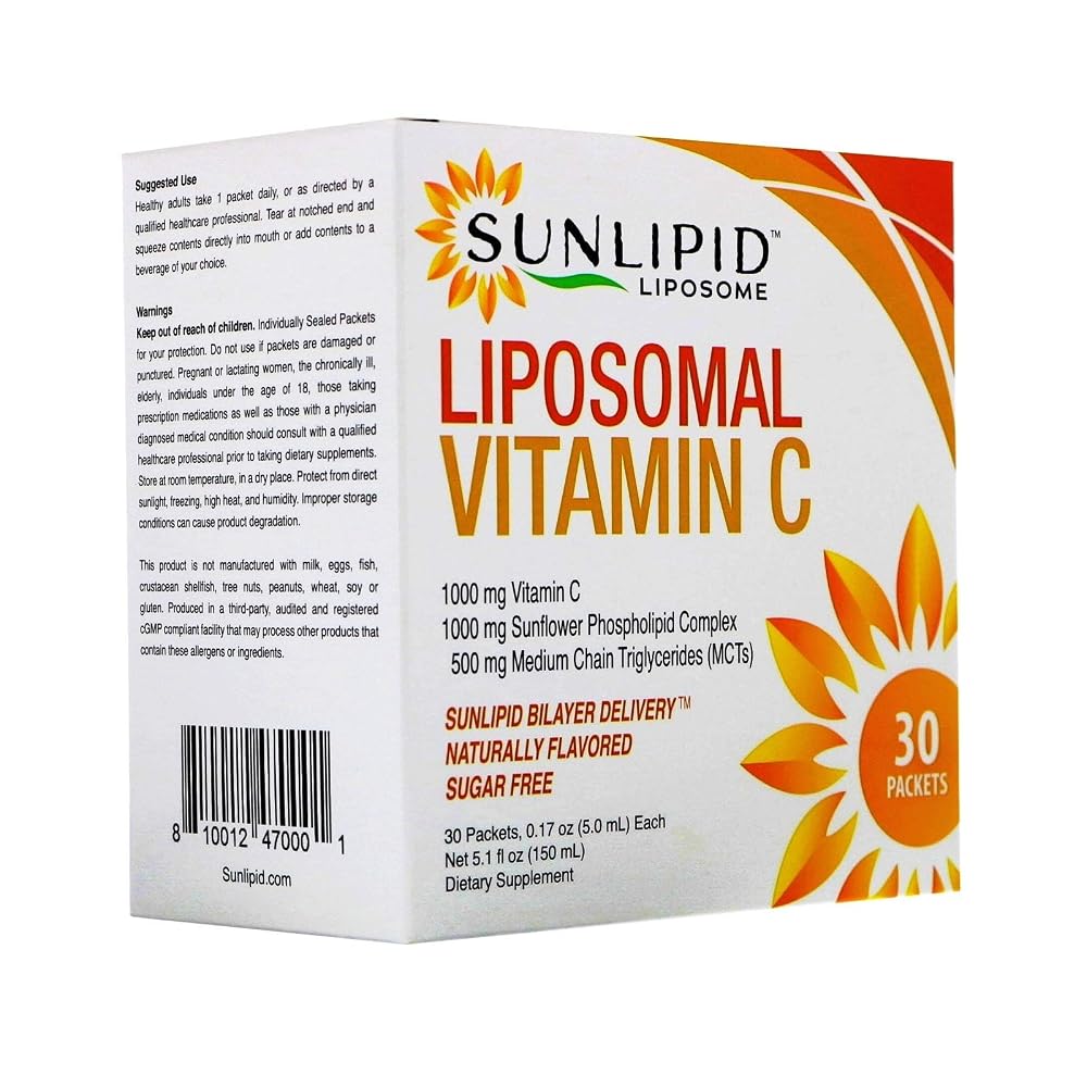 SunLipid Liposomal Vitamin C with MCT Oil - 30 Packets - image 5