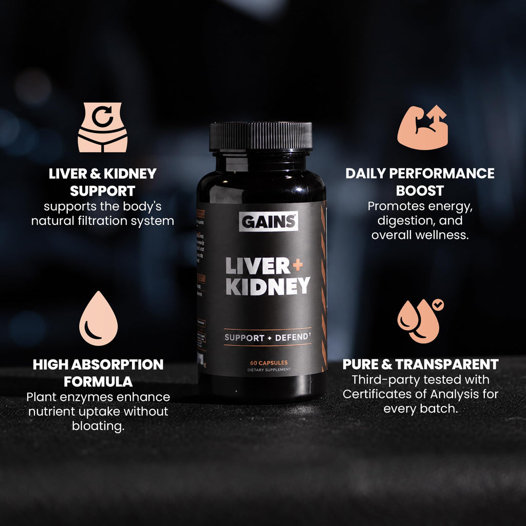Gains in Bulk Liv Clean Liver & Kidney Cleanse - 60 Capsules - image 2