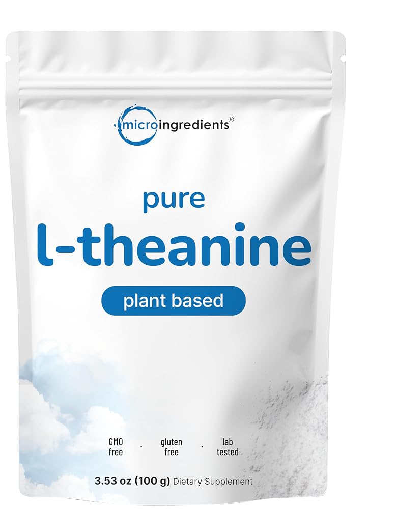 Micro Ingredients L-Theanine Powder - 100 Grams