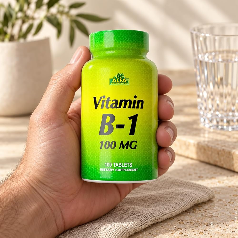 ALFA VITAMINS Vitamin B-1 100 mg - 100 Tablets - image 5