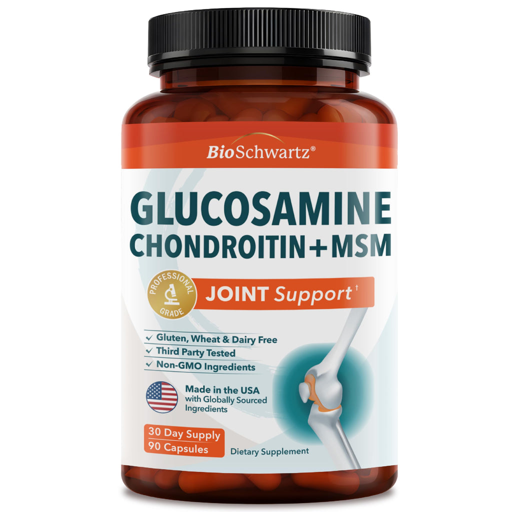 BioSchwartz Glucosamine Chondroitin MSM Joint Support - 90 Capsules - image 7