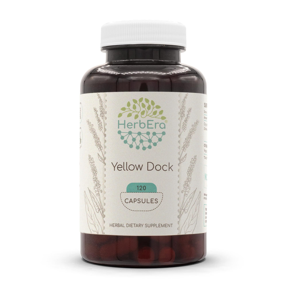 HerbEra Yellow Dock 60/120 Capsules
