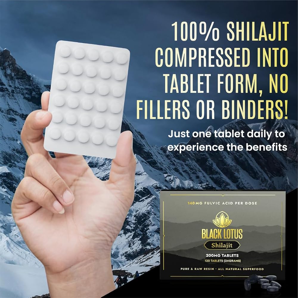 Black Lotus Shilajit Shilajit Tablets - image 5