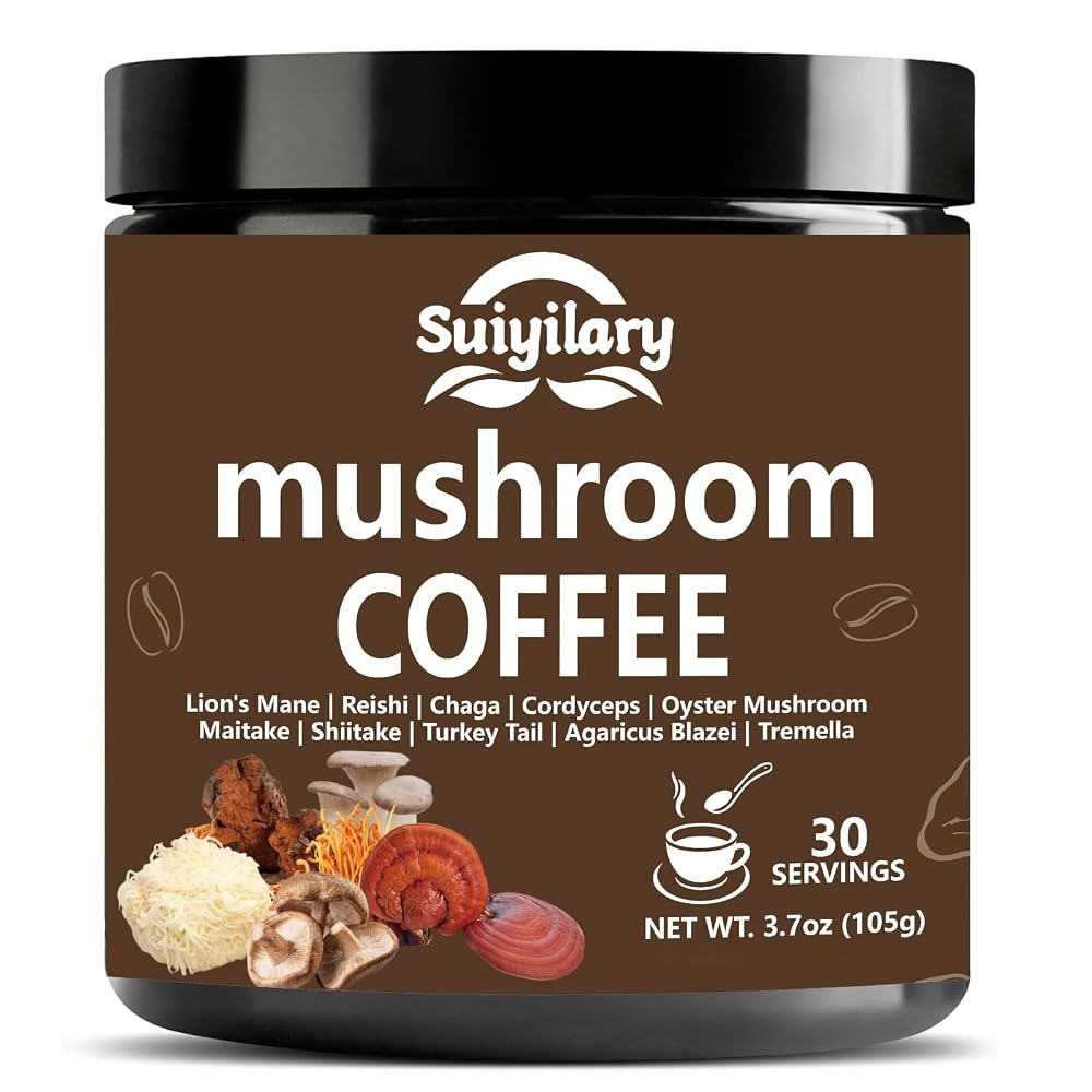 Suiyilary 10 Mushroom Coffee with Arabica w