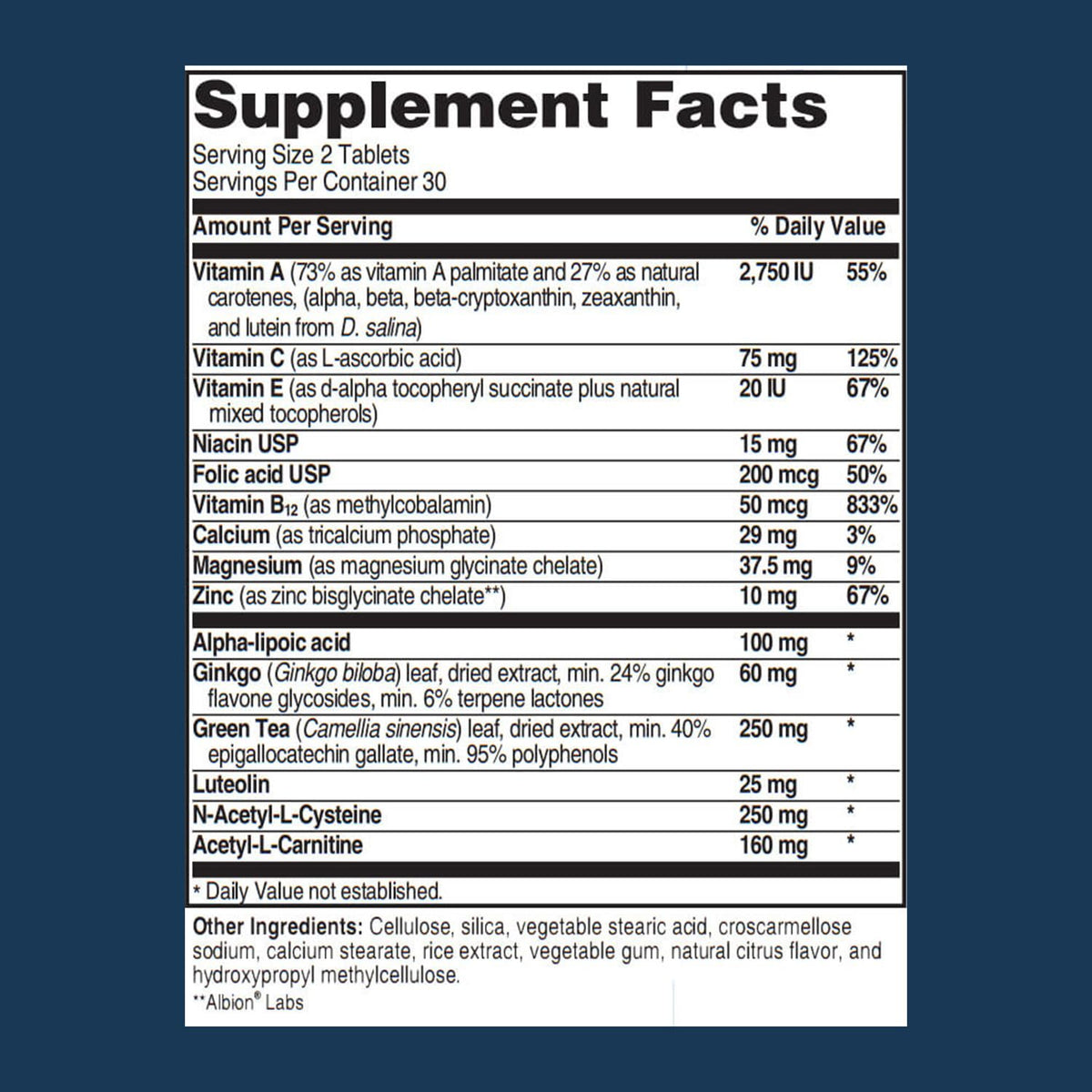 Advanced Bionutritionals Advanced Hearing Formula - 60 Tablets - image 2