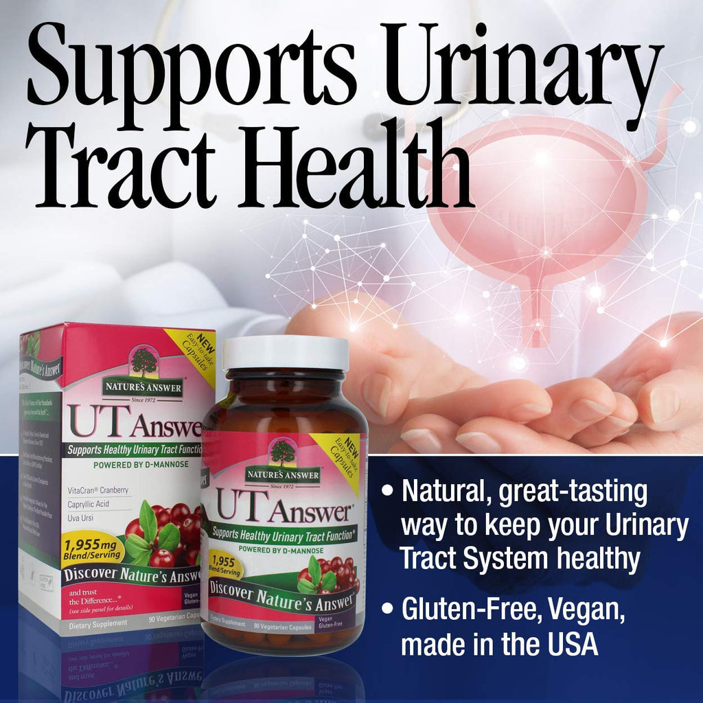 Nature's Answer UT Answer with D-Mannose 1955mg - 90 Vegetarian Capsules - image 3