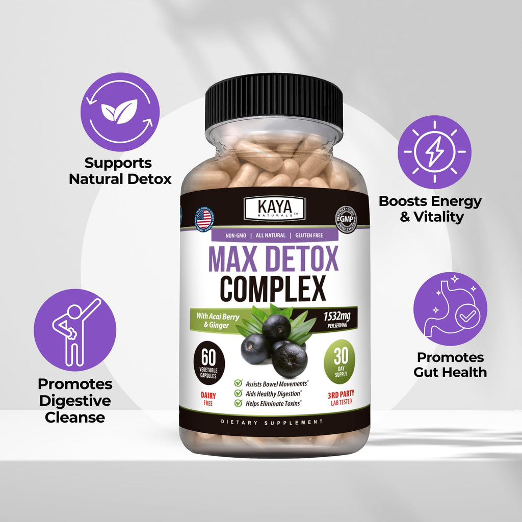 Kaya Naturals - Max Detox - 100% Natural