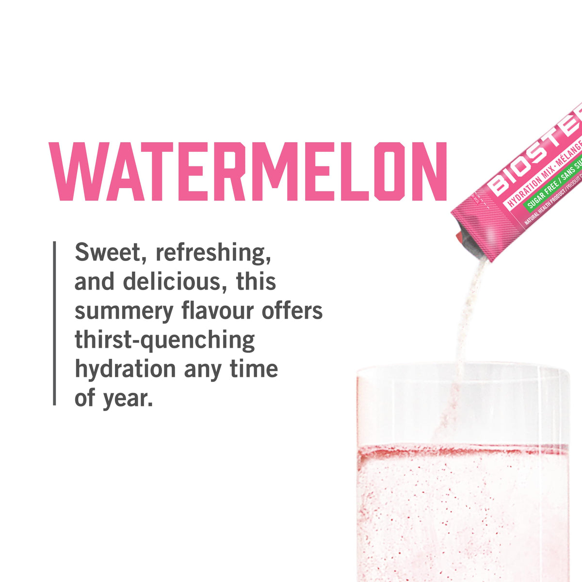 BioSteel Electrolyte Hydration Mix Watermelon - 12 Sticks - image 5