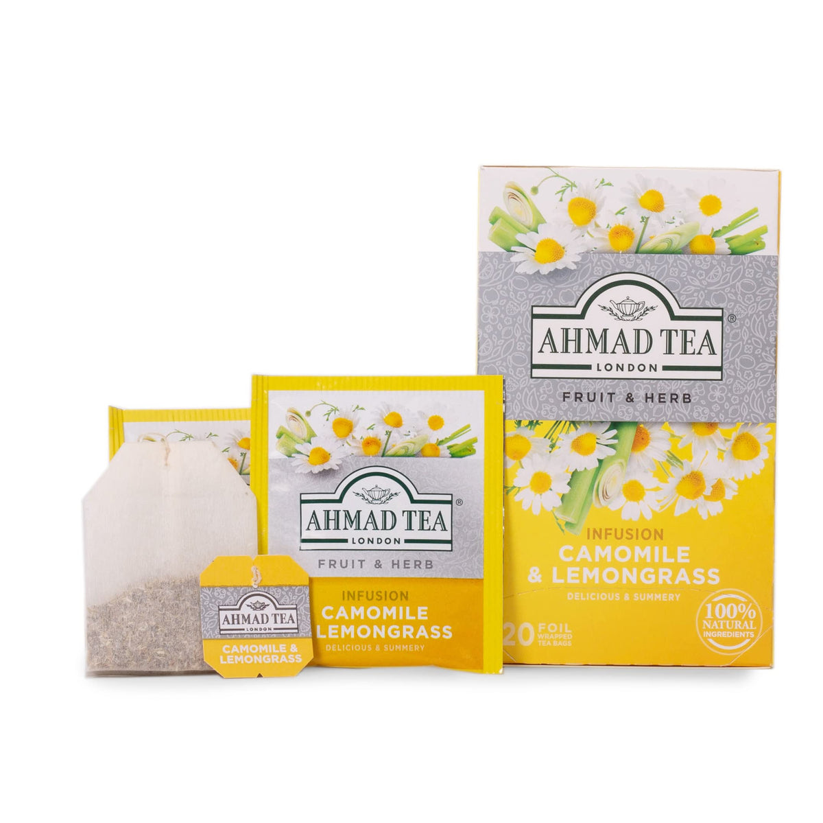 Ahmad Tea Camomile & Lemongrass Infusion - 120 Tea Bags - image 3