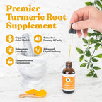 Rejuvica Health Turmeric Root Extract Liquid with Curcumin - 2 Fl Oz - image 2