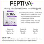 Peptiva Sleep Support Probiotic with Melatonin - 30 Capsules - image 2