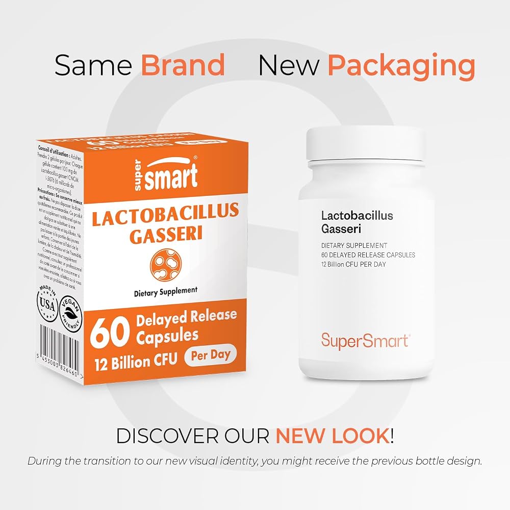 Supersmart Lactobacillus Gasseri 12 Billion CFU Probiotic - 60 Capsules - image 2