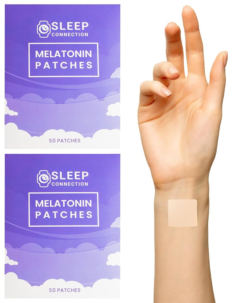 Sleep Connection Melatonin Patches for Adults - 60 Patches