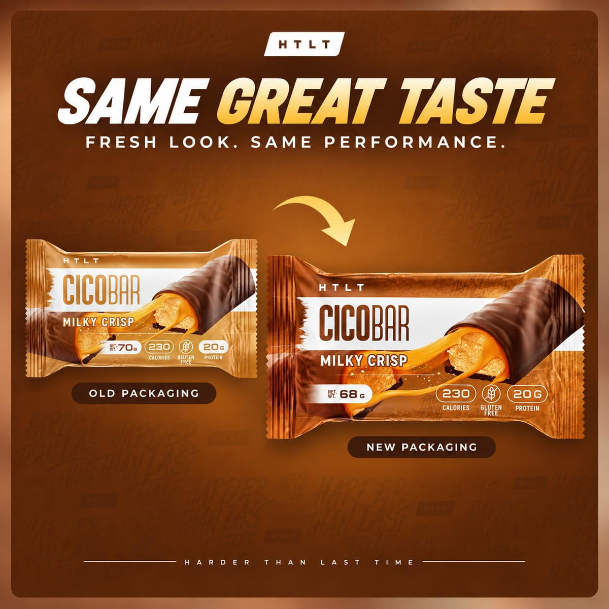 HTLT Supps CICO Protein Bar Milky Crisp - 12 Pack - image 2
