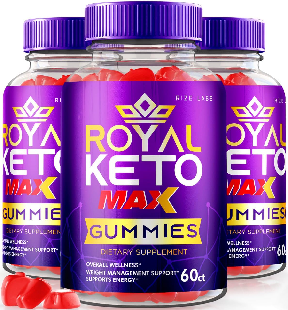 rize labs Royal Keto ACV Gummies Organic Weight Loss - 180 Gummies