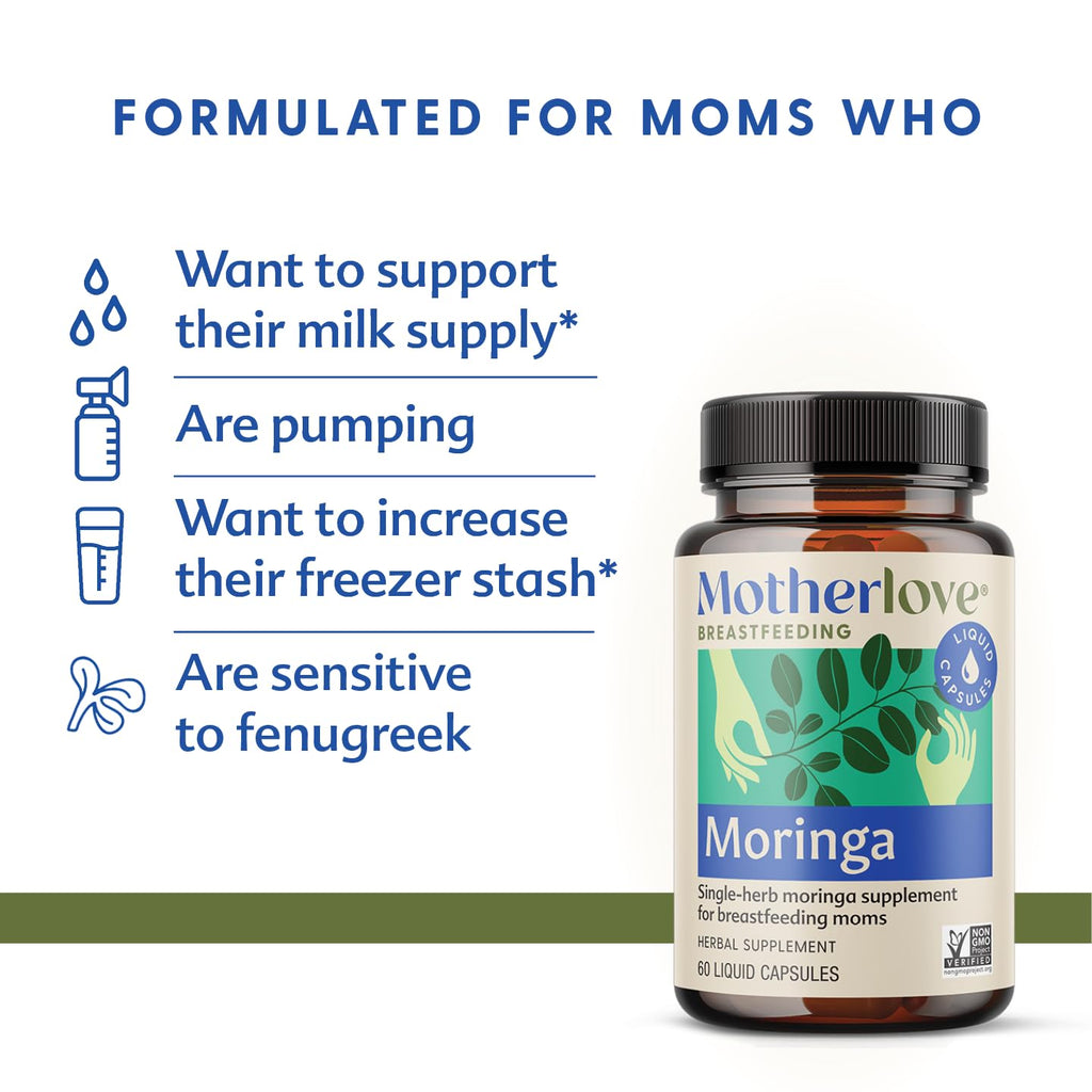 Motherlove Moringa Lactation Support - 120 Liquid Capsules - image 2