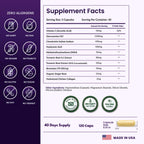 ForestLeaf Glucosamine Chondroitin MSM Joint Support - 120 Capsules - image 3