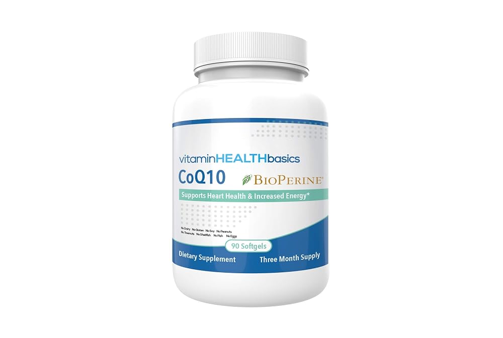 Vitamin Health Basics CoQ10 100 mg - 90 Softgels