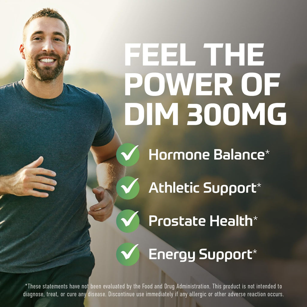 SMNutrition DIM Supplement for Men 300mg - 60 Capsules - image 2