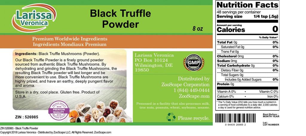 Larissa Veronica Black Truffle Powder - 8 oz - image 2