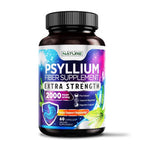Built by Nature Psyllium Husk Capsules 1500mg Fiber Supplement