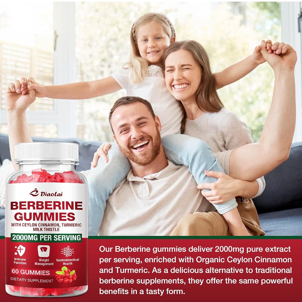 DIAOLAI Berberine Gummies 2000mg