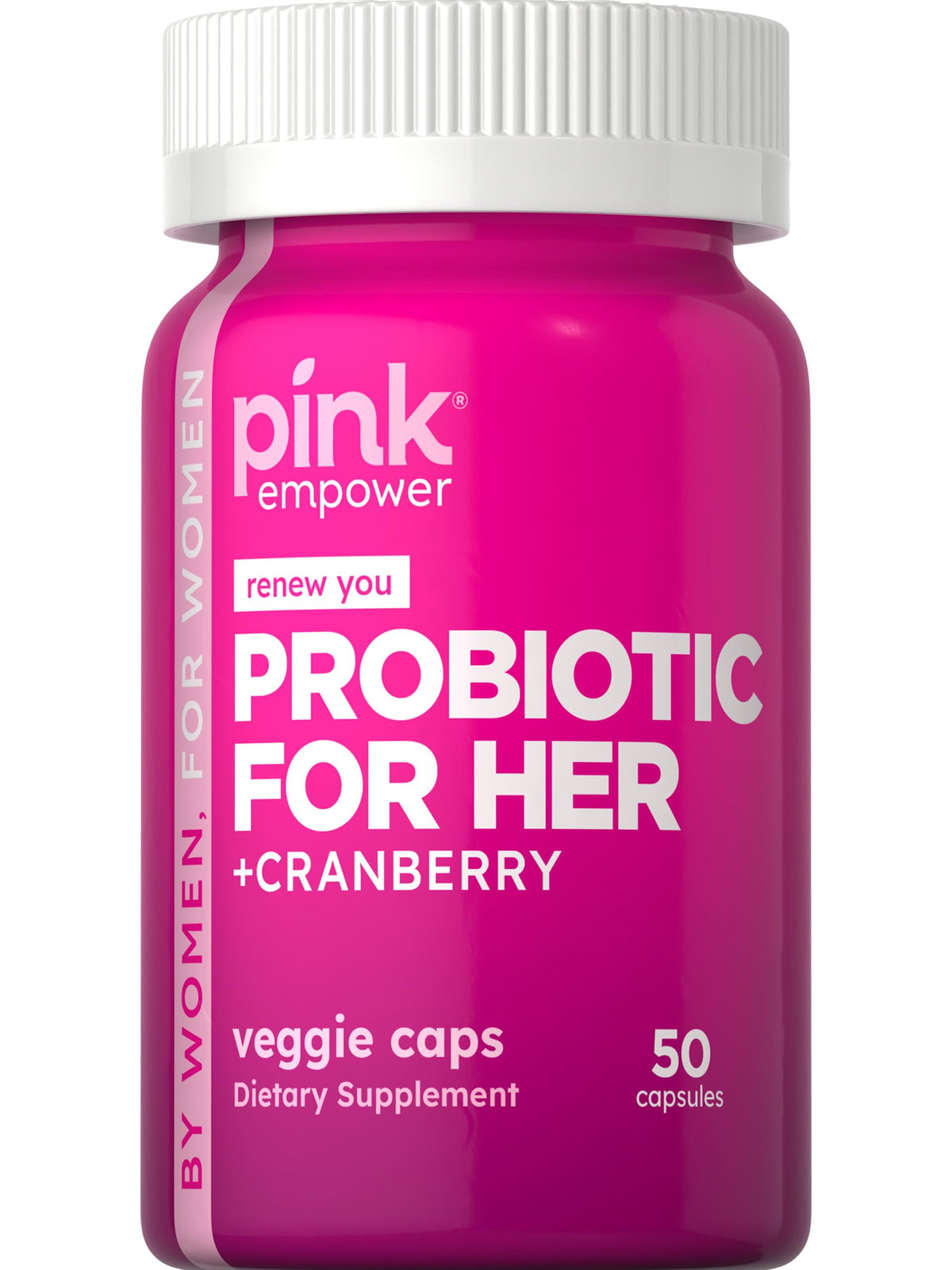 PINK Probiotics for Women - 50 Capsules