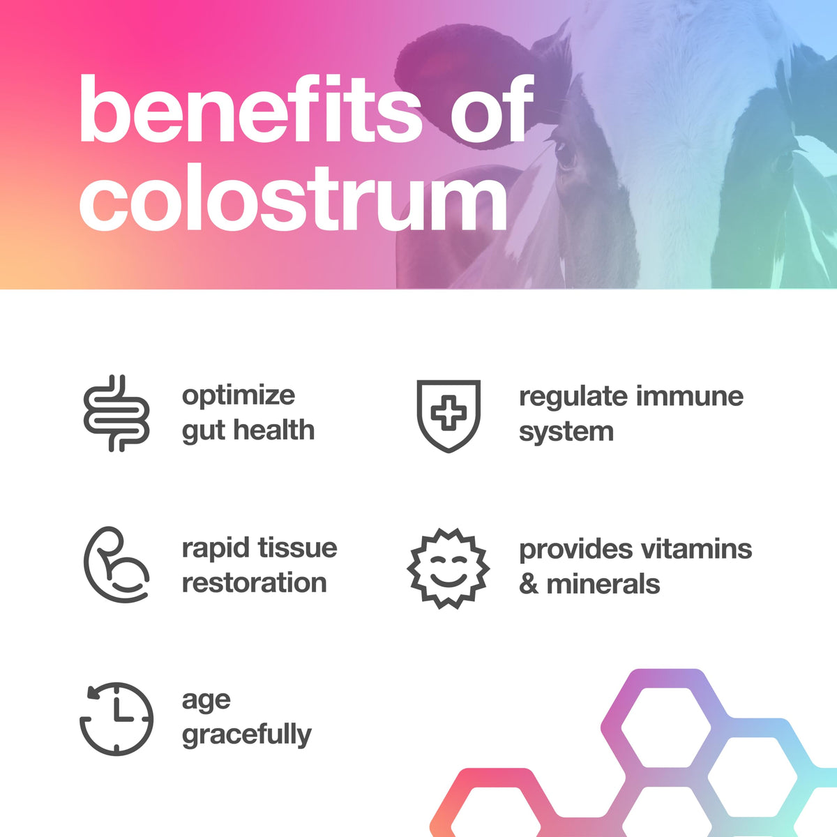 TBR Labs Pure Bovine Colostrum Capsules - 180 Count - image 4