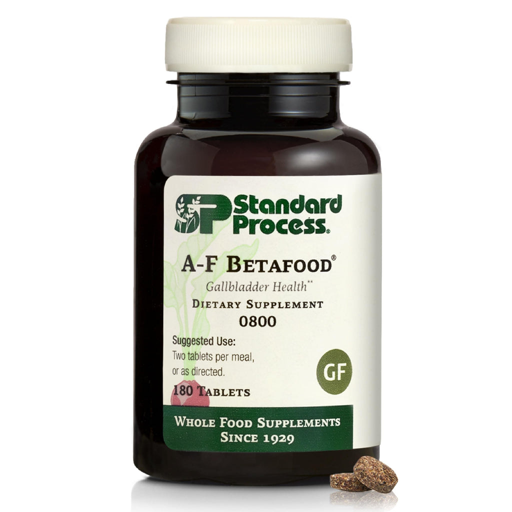 Standard Process A-F Betafood Gallbladder Supplement - 180 Tablets