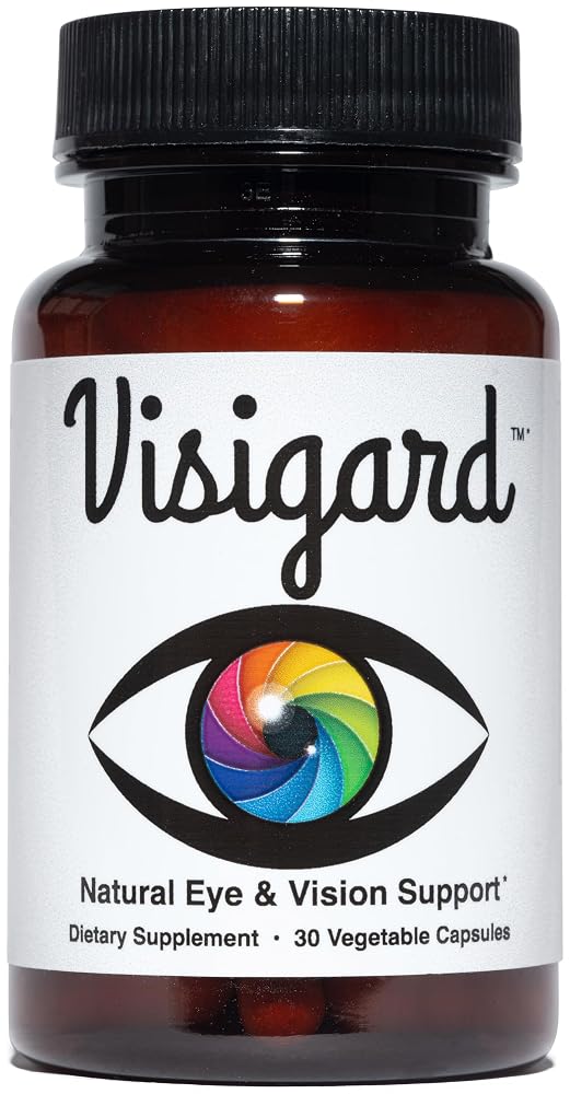 Visigard Natural Eye and Vision Support Supplement - 30 Vegetarian Capsules