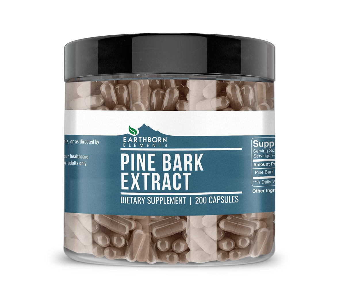 Earthborn Elements Pine Bark Extract - 200 Capsules