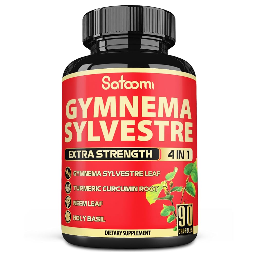 Satoomi Pure Gymnema Sylvestre Capsules Extract - 90 Capsules
