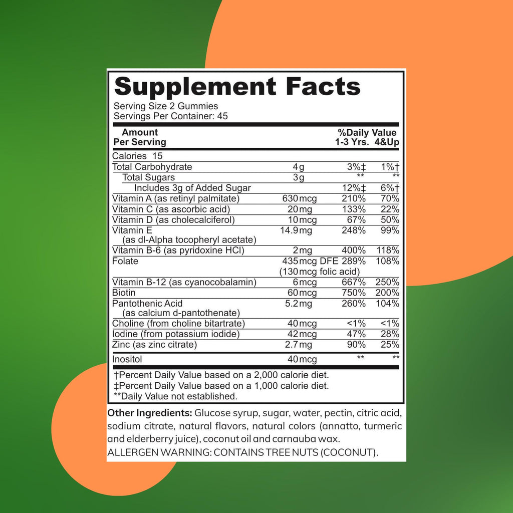 Zaytun Vitamins Halal Adult Multivitamin Gummies - 90 Count - image 2