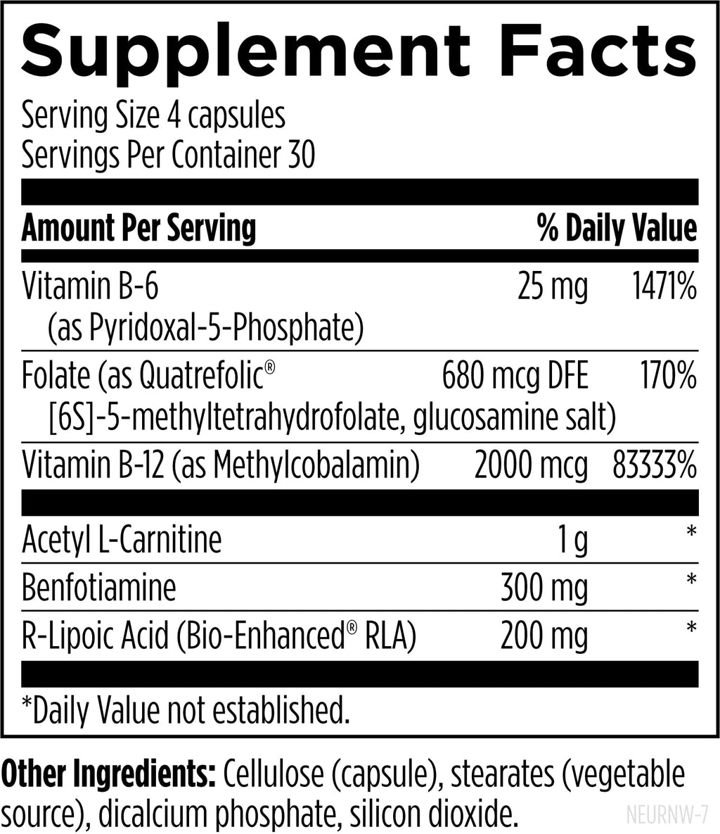 Designs for Health NeuroRenew Nerve Support - 120 Capsules - image 3