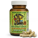PRIMO KAVA Kava Capsules 100mg Calm & Relaxation - 30 Count