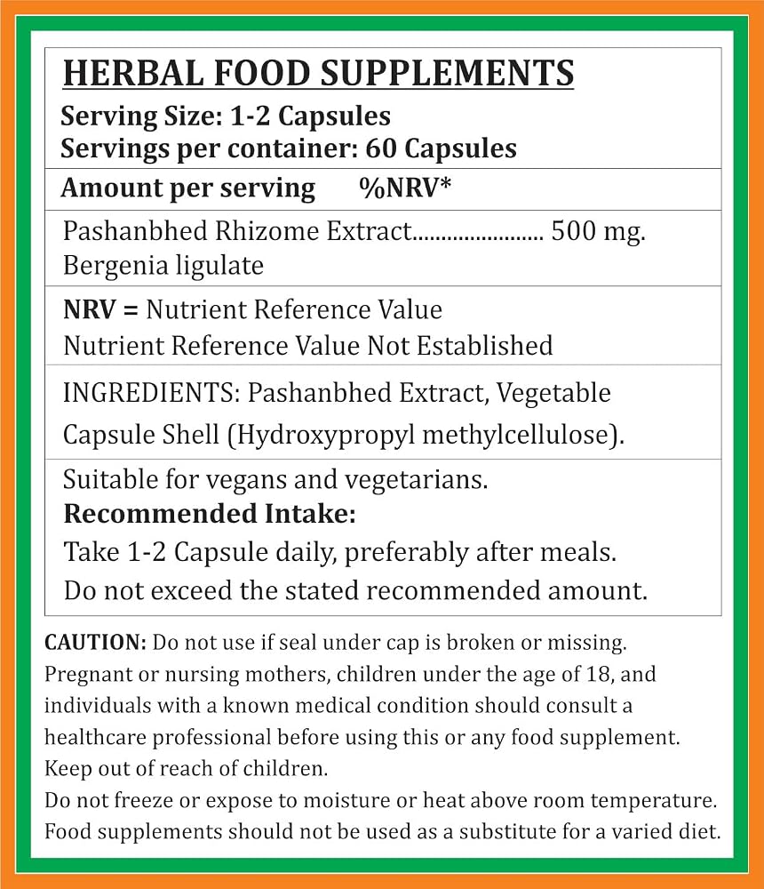 Satya Naturals Pashanbhed Forte Capsules 500 mg. 60 Veg. Capsule