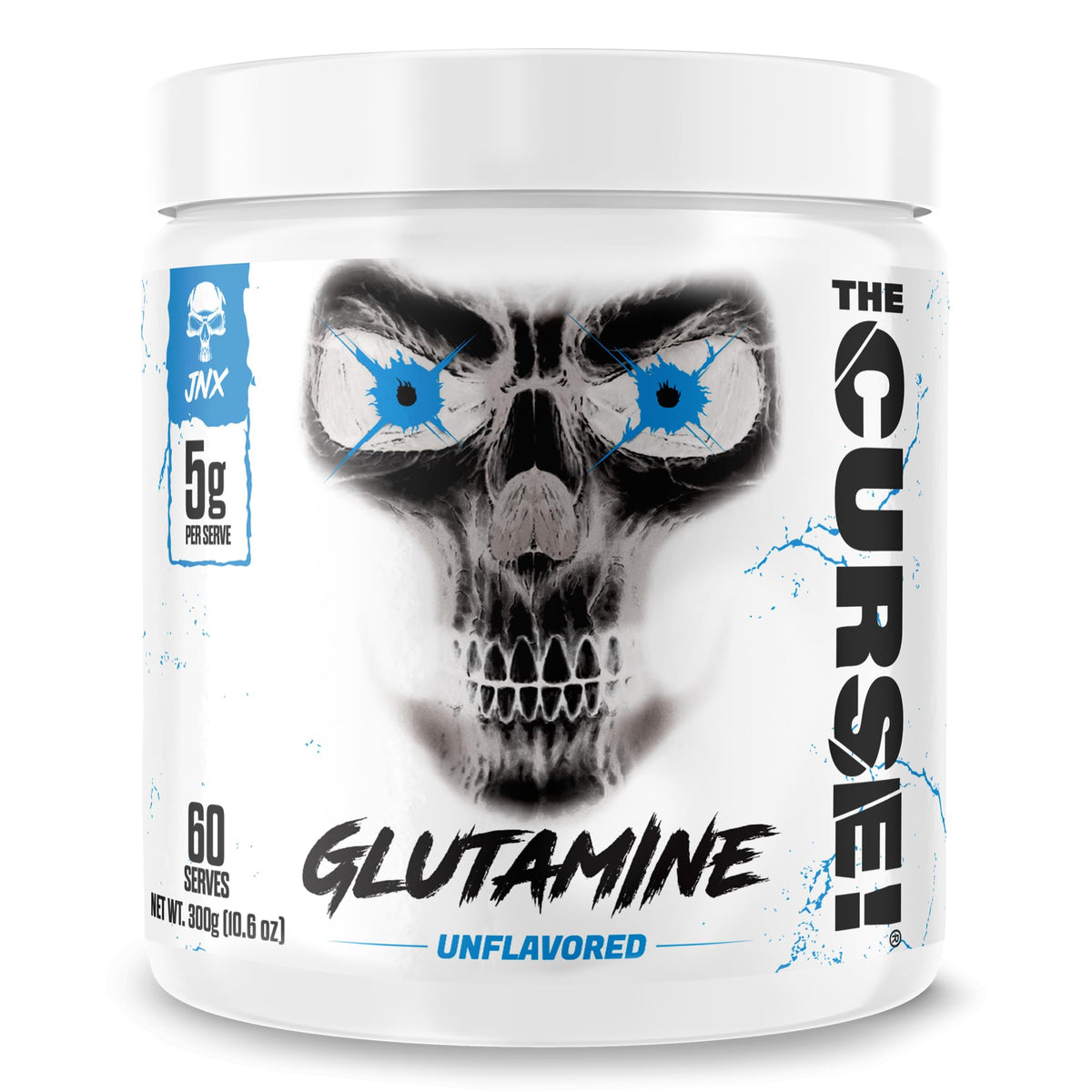 JNX SPORTS The Curse L-Glutamine Micronized Powder - 100 Servings