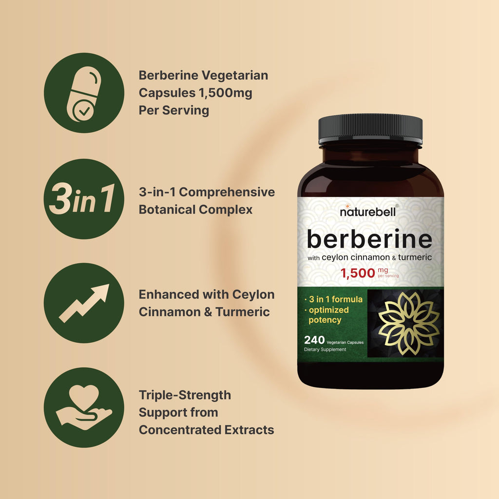 NatureBell Berberine Supplement 1