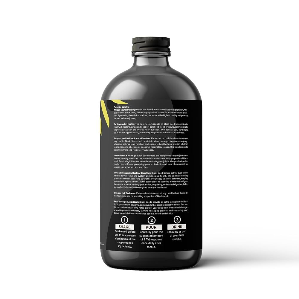 Nature's Blooms Soursop & Black Seed Bitters Bundle - 2 x 16 oz - image 9