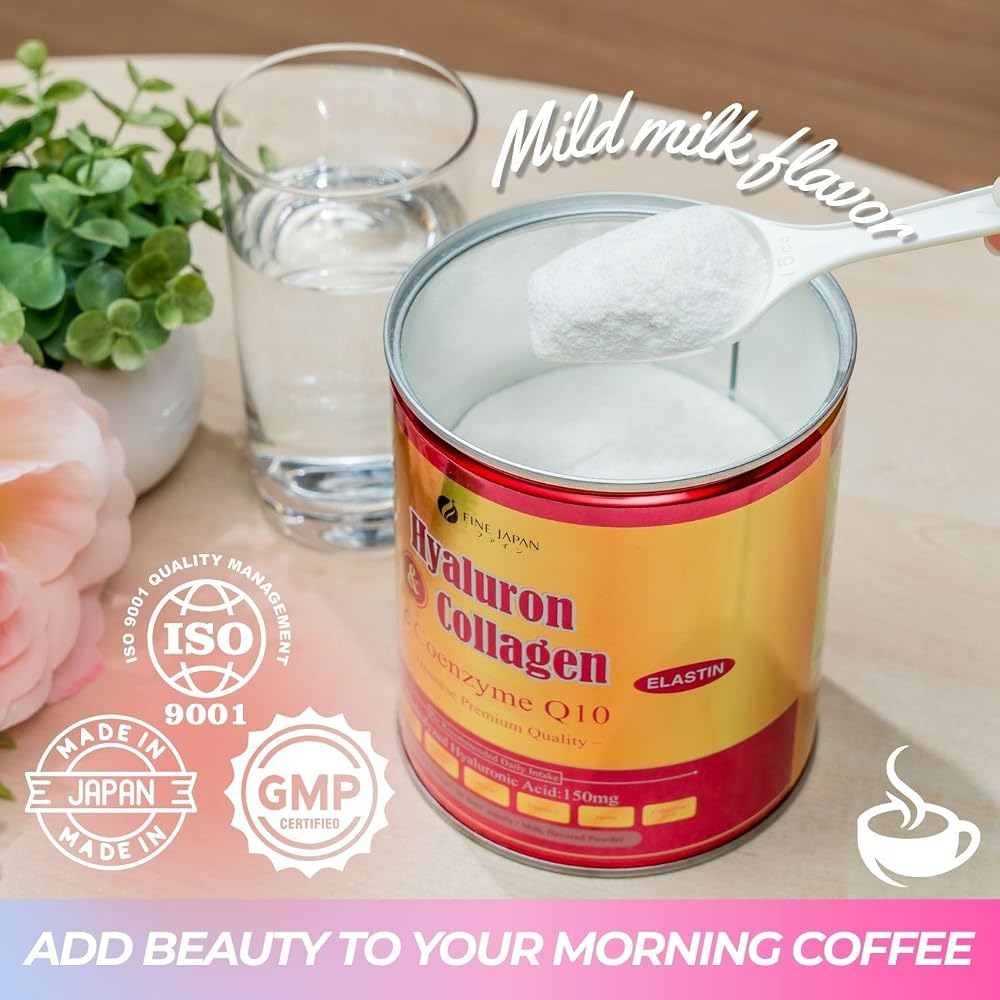 FINE JAPAN Premium Marine Collagen Powder with Hyaluronic Acid - 30 Servings - image 4