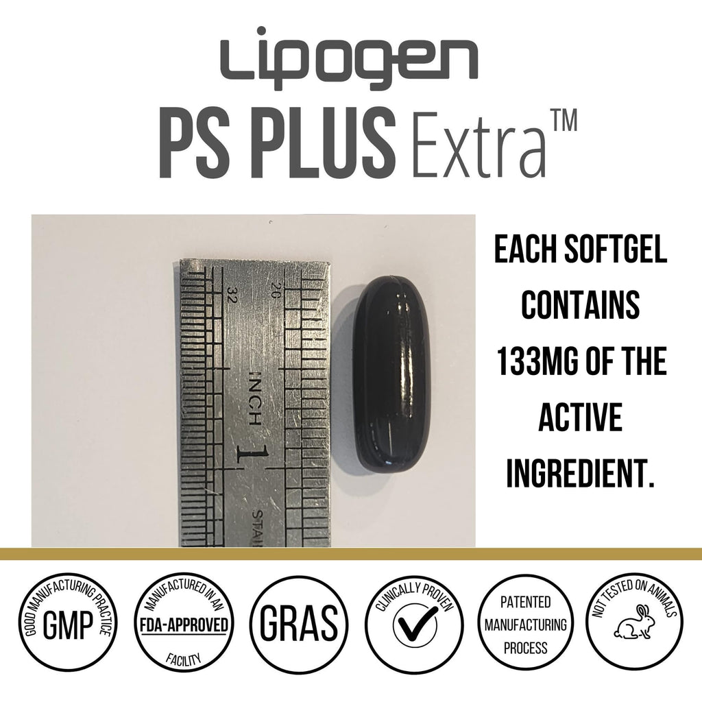 Lipogen PS Plus Extra Brain Booster Supplement - 30 Softgels - image 4