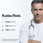 Supersmart Kudzu Extract 500 mg - 120 Vegetarian Capsules - image 3