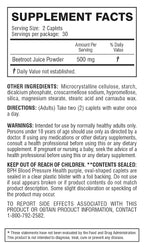 BPH Blood Pressure Health Beetroot Caplets - 60 Count - image 3